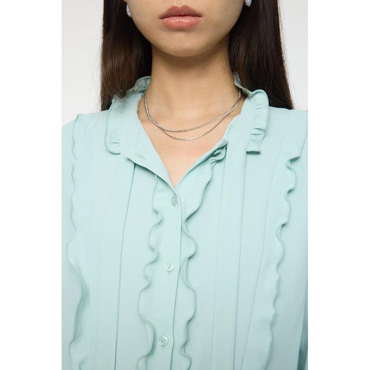 GEORGETTE RUFFLES ブラウス | MOUSSY OUTLET | 詳細画像8 