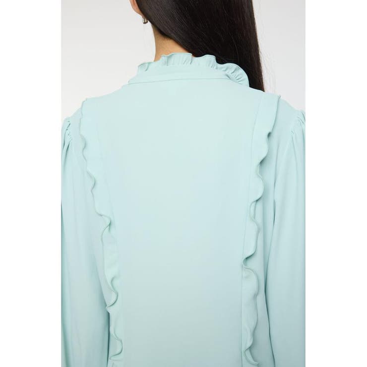 GEORGETTE RUFFLES ブラウス | MOUSSY OUTLET | 詳細画像9 