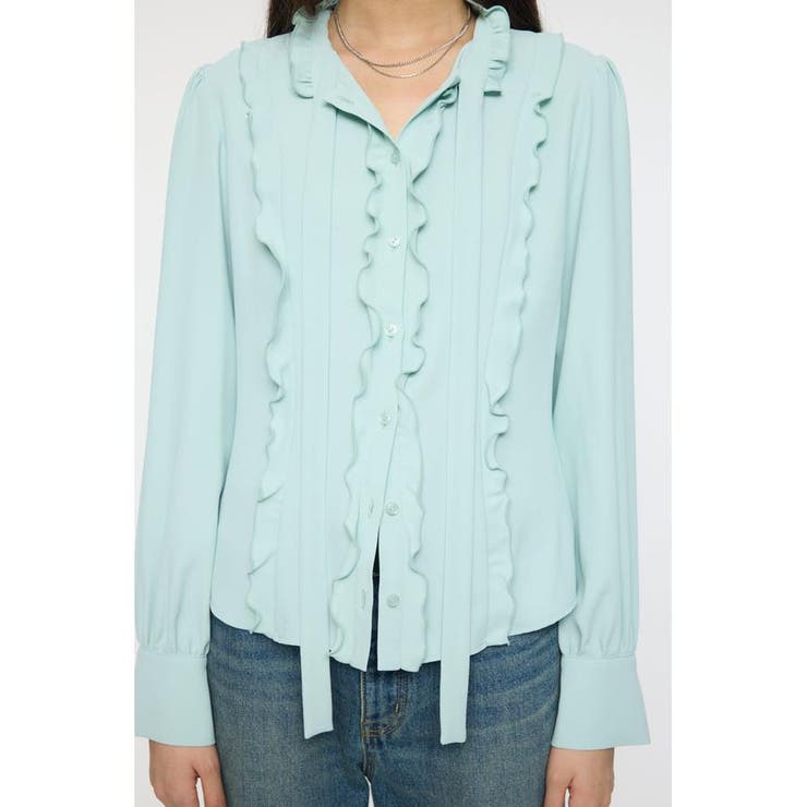 GEORGETTE RUFFLES ブラウス | MOUSSY OUTLET | 詳細画像10 