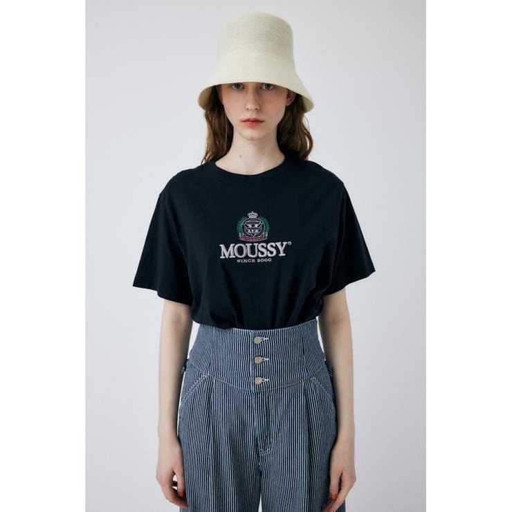 CLASSIC EMBROIDERY MOUSSY Tシャツ[品番：BJLW0025672]｜MOUSSY