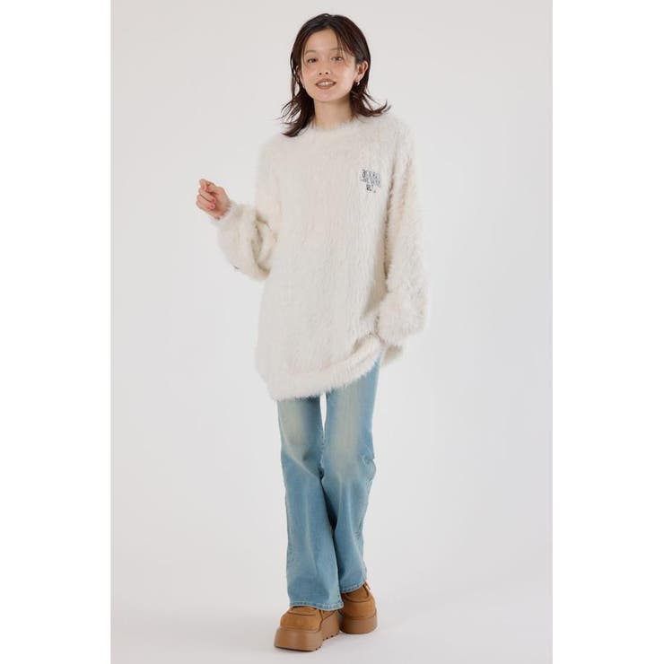 シャギーロゴニットワンピース | RODEO CROWNS WIDE BOWL | 詳細画像3 