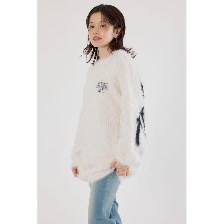 シャギーロゴニットワンピース | RODEO CROWNS WIDE BOWL | 詳細画像5 