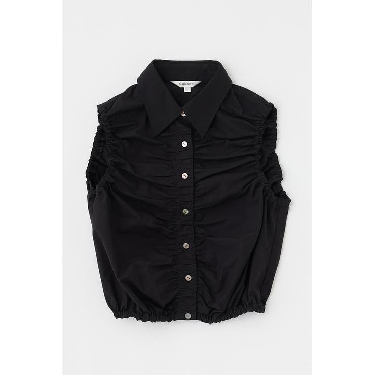 GATHER SLEEVELESS シャツ | MOUSSY OUTLET | 詳細画像18 