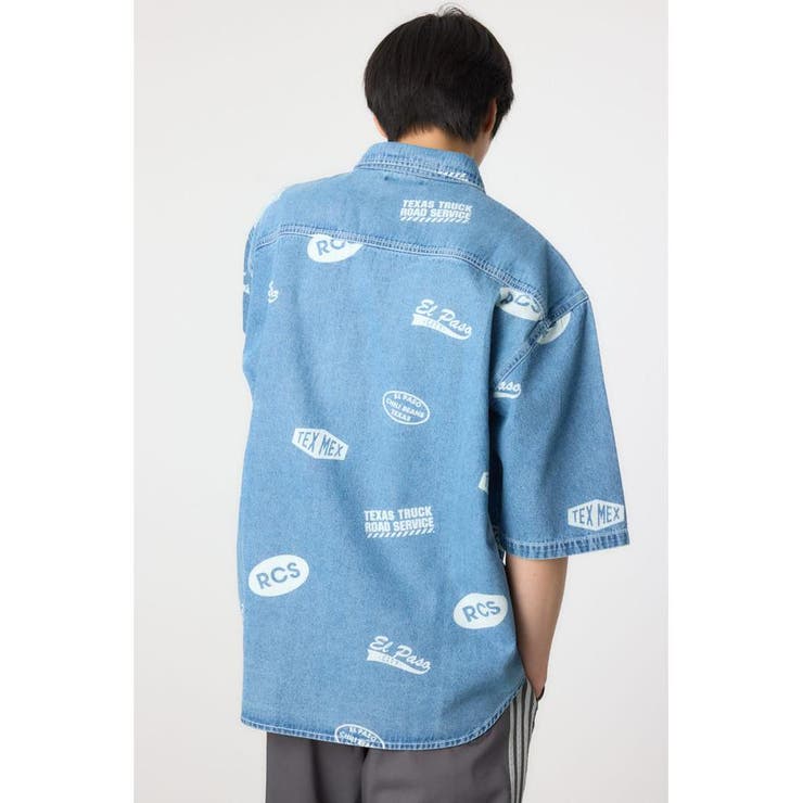 スタンプデニムシャツ | RODEO CROWNS WIDE BOWL | 詳細画像17 