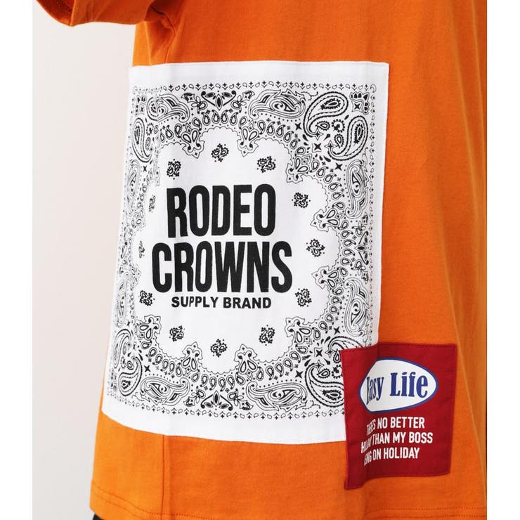 Custom Many Patch Tシャツ[品番：BJLW0022776]｜RODEO CROWNS WIDE  BOWL（ロデオクラウンズワイドボウル）のレディースファッション通販｜SHOPLIST（ショップリスト）