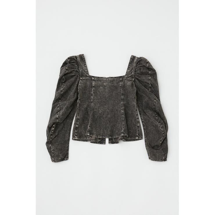 AGING DENIM BUSTIER ブラウス | MOUSSY OUTLET | 詳細画像8 