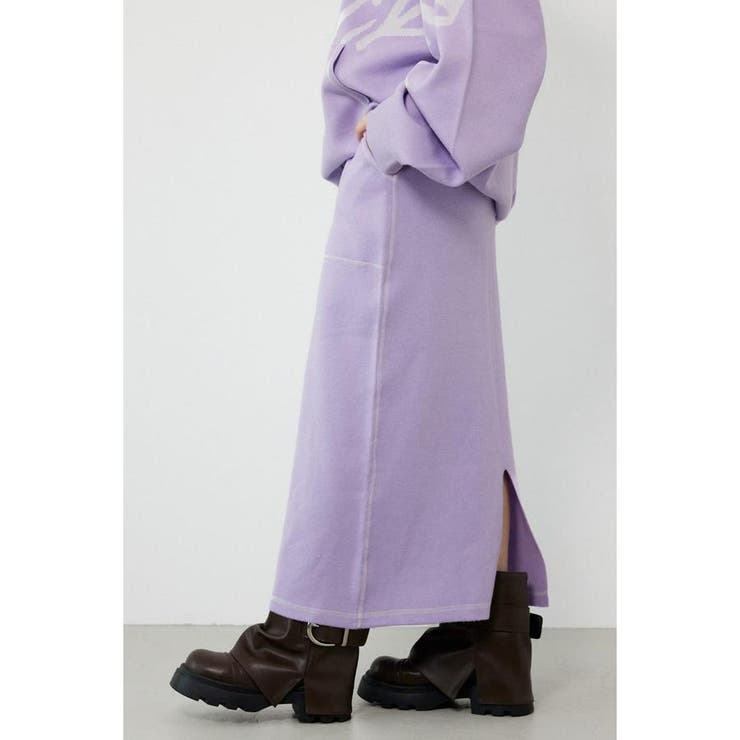 スウェットライクサイドステッチニットスカート | RODEO CROWNS WIDE BOWL | 詳細画像12 