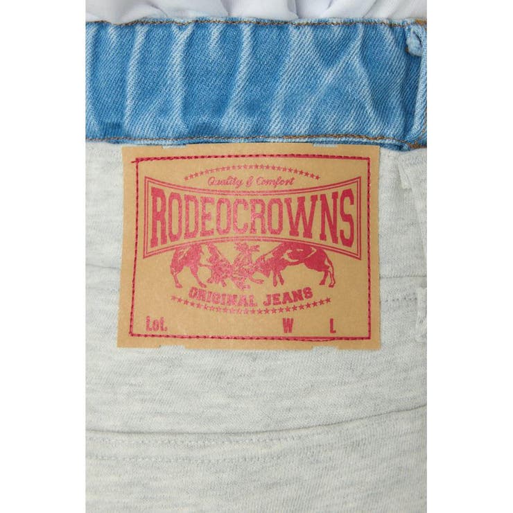 デニムウエスト スウェットワイドパンツ | RODEO CROWNS WIDE BOWL | 詳細画像31 