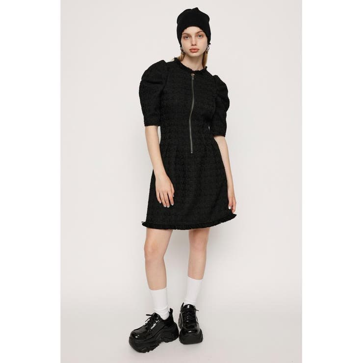 FRINGE TWEED ショートワンピース | SLY OUTLET | 詳細画像2 