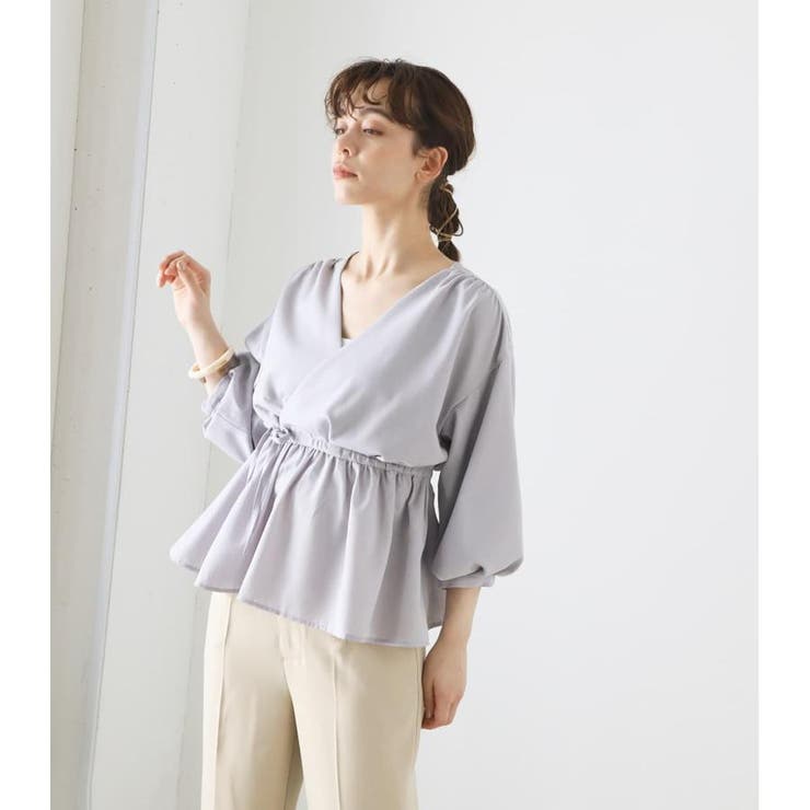 カシュクールペプラムブラウス 品番 Bjlw Avan Lily アヴァンリリィ のレディースファッション通販 Shoplist ショップリスト