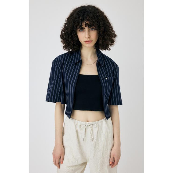CROPPED BELTED シャツ | MOUSSY OUTLET | 詳細画像24 