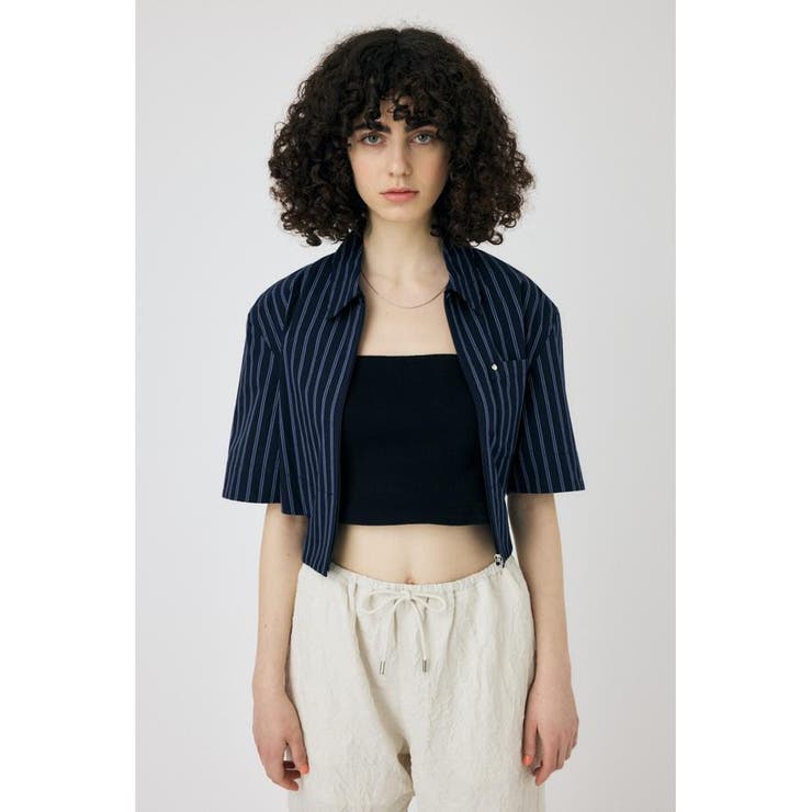 CROPPED BELTED シャツ | MOUSSY OUTLET | 詳細画像27 