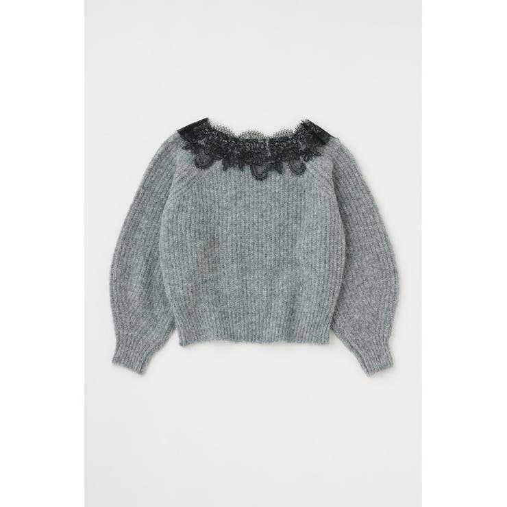 LACE TRIMMED V NECK セーター | MOUSSY OUTLET | 詳細画像23 