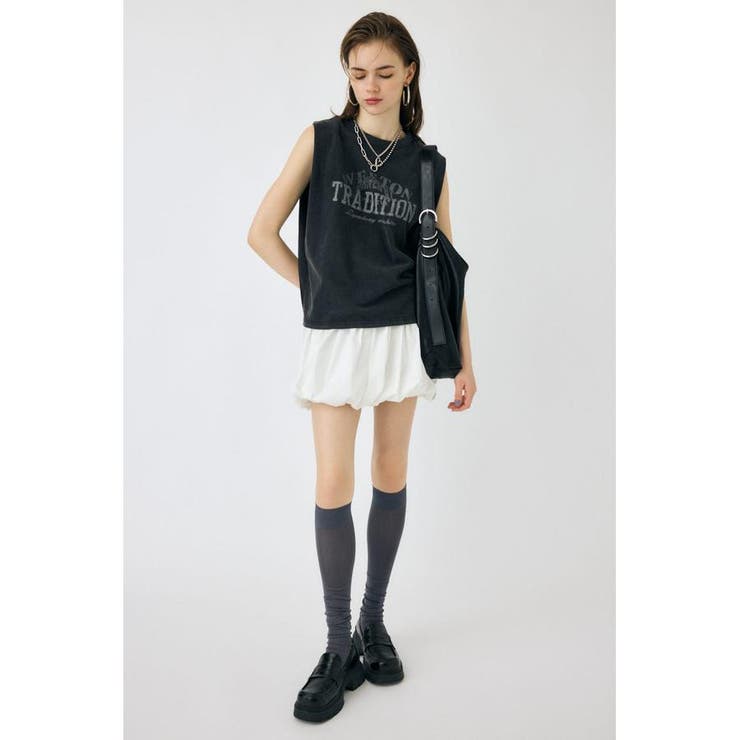 OVERLAPPING LOGOS ノースリーブ TEE | MOUSSY OUTLET | 詳細画像9 