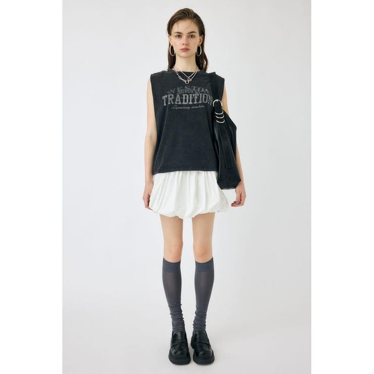 OVERLAPPING LOGOS ノースリーブ TEE | MOUSSY OUTLET | 詳細画像10 