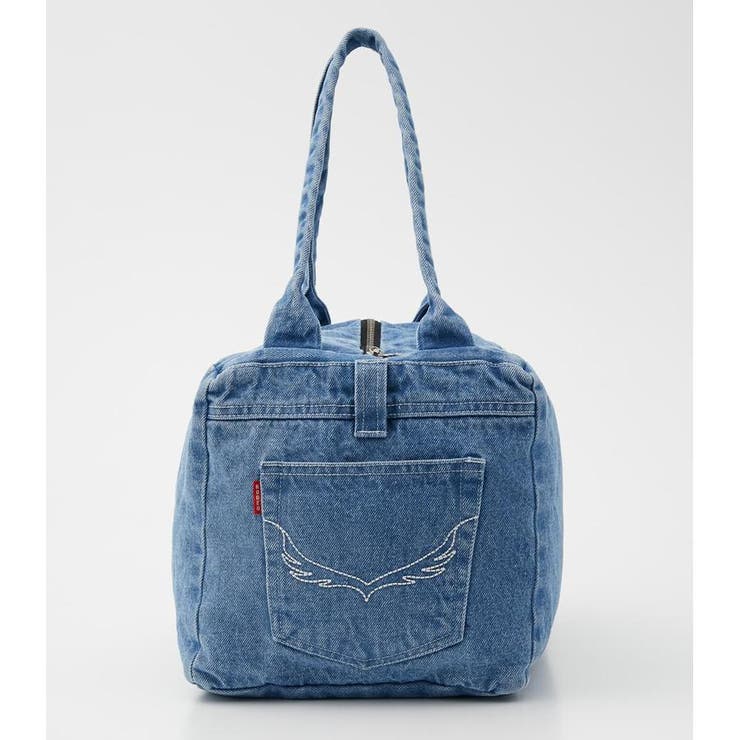 0528 DENIMキューブバッグ[品番：BJLW0018687]｜RODEO CROWNS WIDE