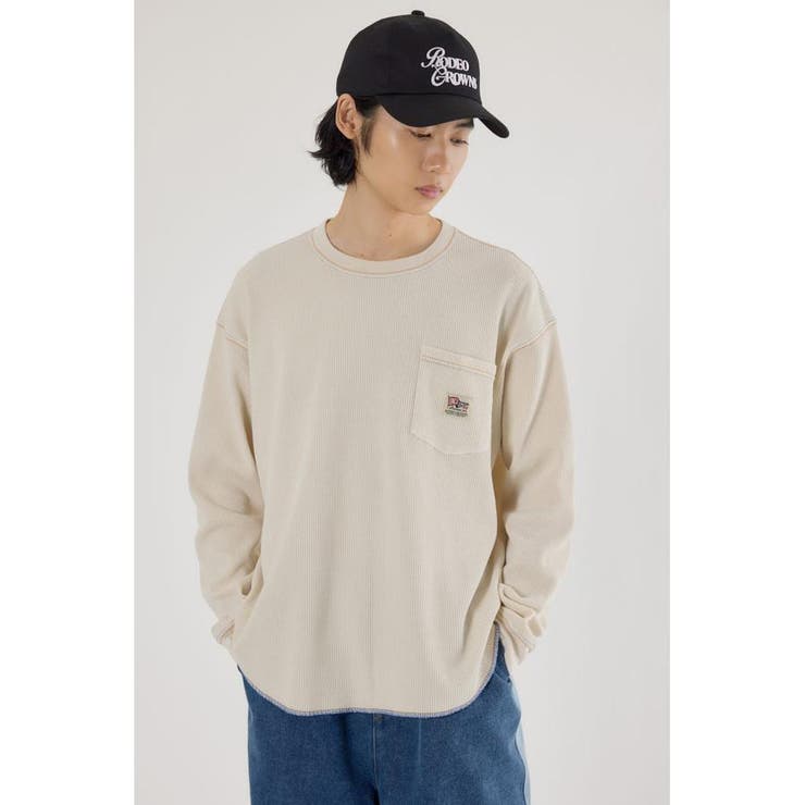 IVOY3 | ピグメントワッフルトップス | RODEO CROWNS WIDE BOWL