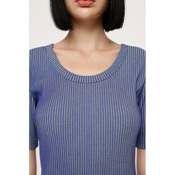 BI COLOR RIB CUT ショートワンピース | SLY OUTLET | 詳細画像18