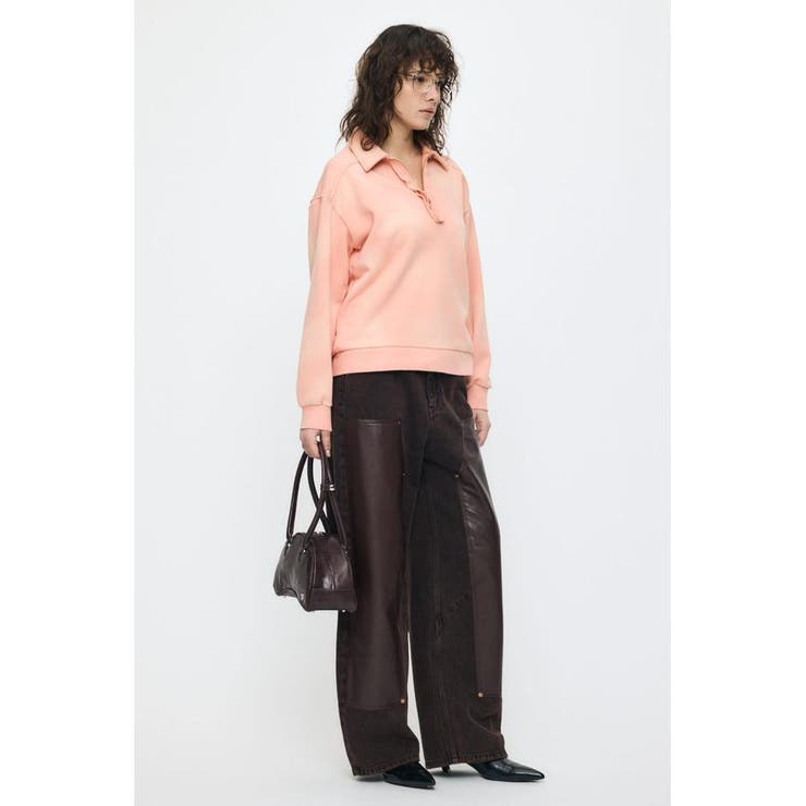 HALF ZIP SWEAT POLO プルオーバー | MOUSSY OUTLET | 詳細画像4 