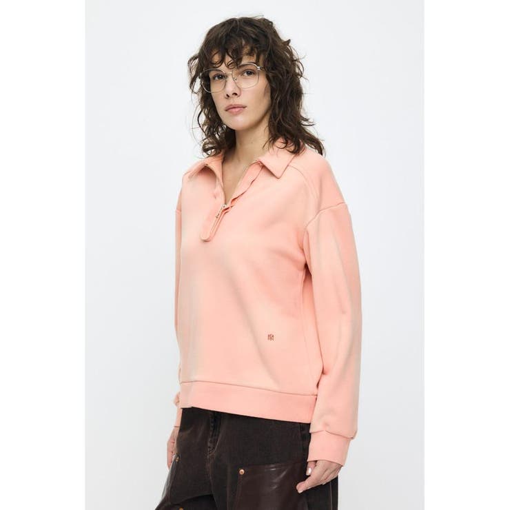 HALF ZIP SWEAT POLO プルオーバー | MOUSSY OUTLET | 詳細画像6 