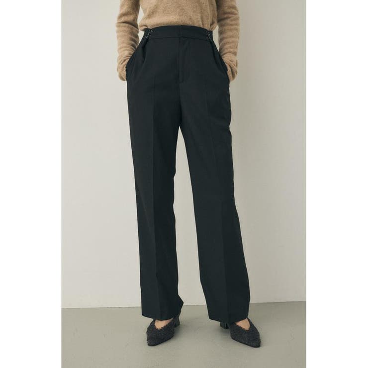 ワイドパンツ リサイクルポリエステル×レーヨン混 | MOUSSY OUTLET | 詳細画像1 