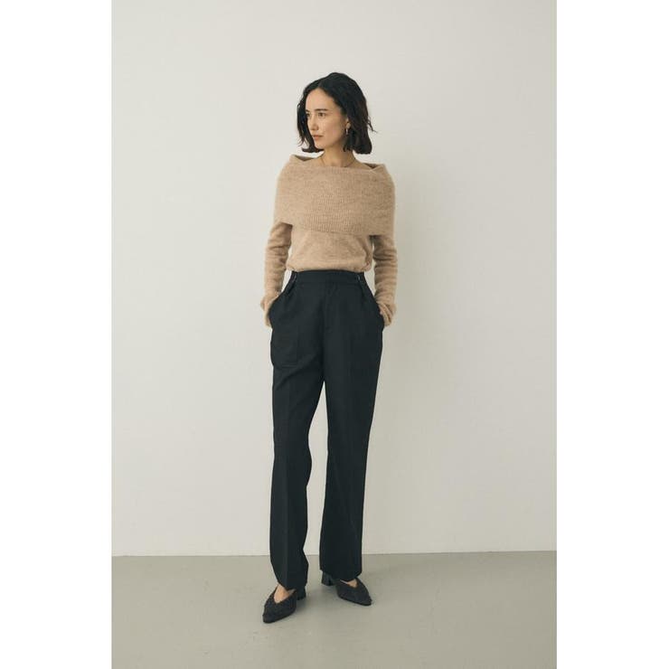 ワイドパンツ リサイクルポリエステル×レーヨン混 | MOUSSY OUTLET | 詳細画像2 