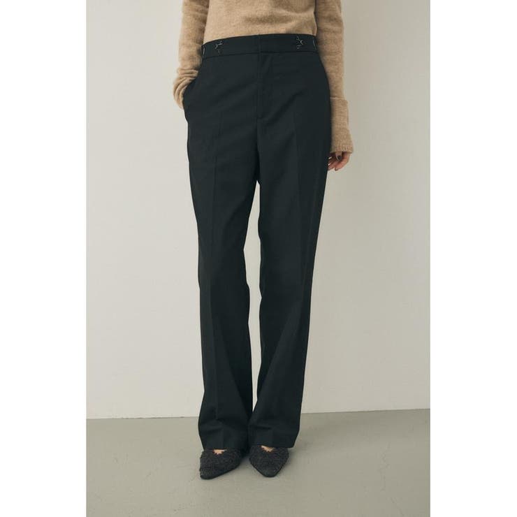 ワイドパンツ リサイクルポリエステル×レーヨン混 | MOUSSY OUTLET | 詳細画像4 