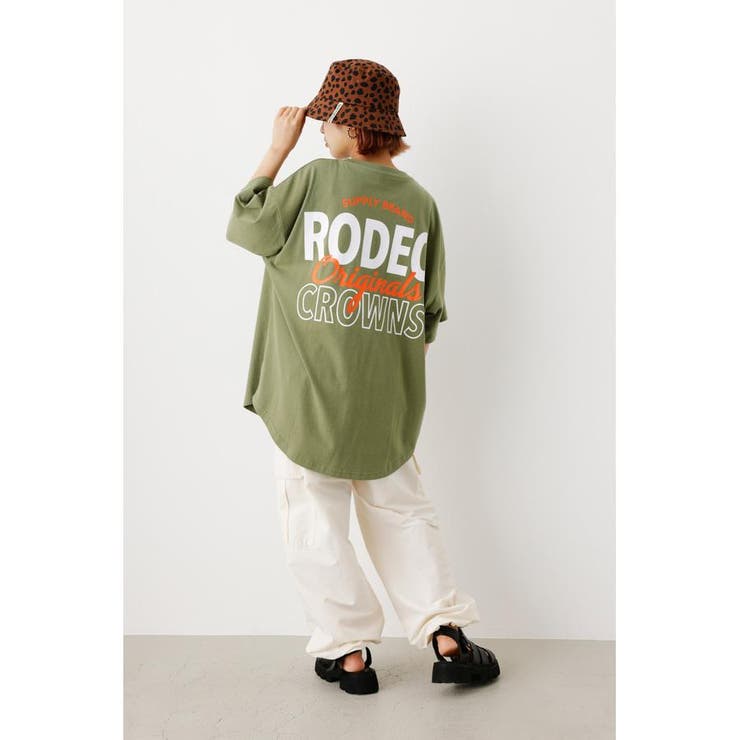 スクリプトカラーロゴTシャツ[品番：BJLW0026047]｜RODEO CROWNS WIDE