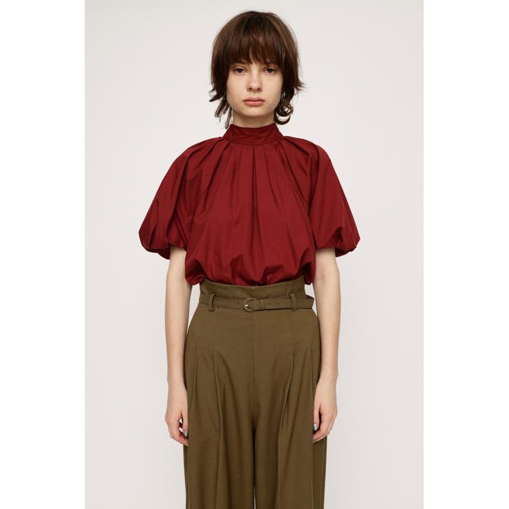 D/RED3 | WAIST RIB BALLOON ブラウス | SLY OUTLET