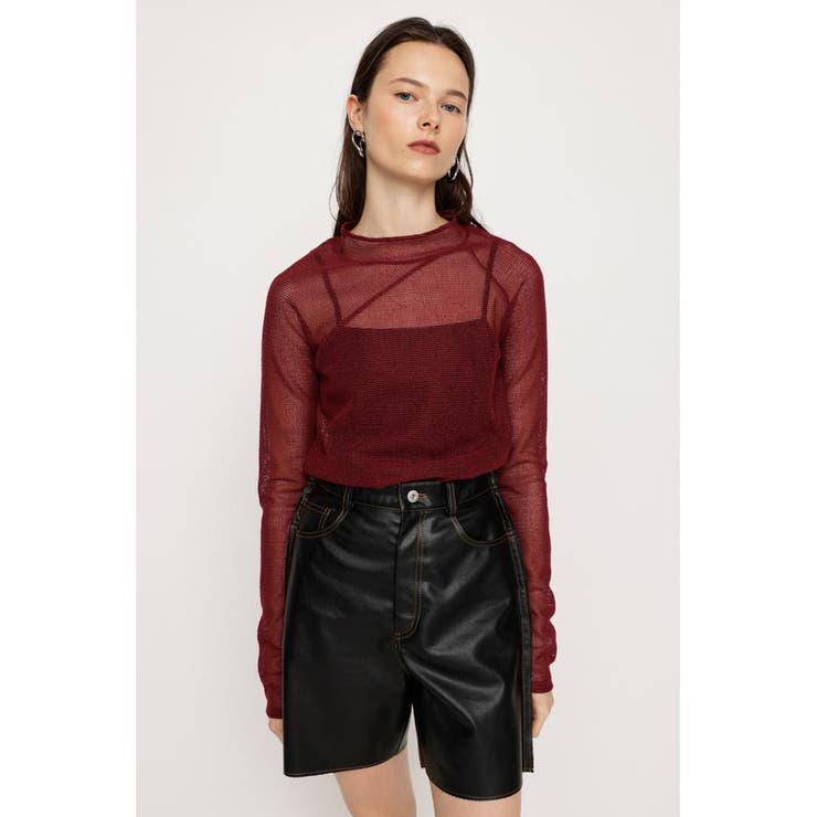 ASYMMETRY MESH L／S トップス | SLY OUTLET | 詳細画像12 