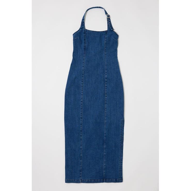 HALTER STRAP デニムドレス | MOUSSY OUTLET | 詳細画像4 