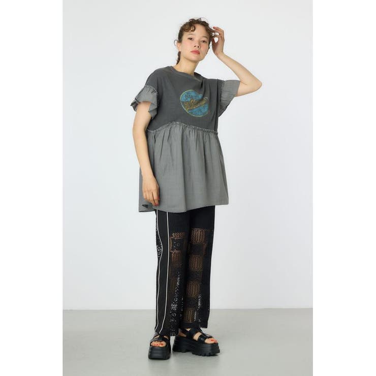 オーバルプリントドッキングフリルチュニック | RODEO CROWNS WIDE BOWL | 詳細画像19 