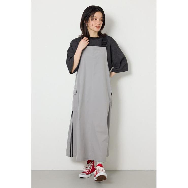 GRY | W/Rサイドラインジャンパースカート | RODEO CROWNS WIDE BOWL