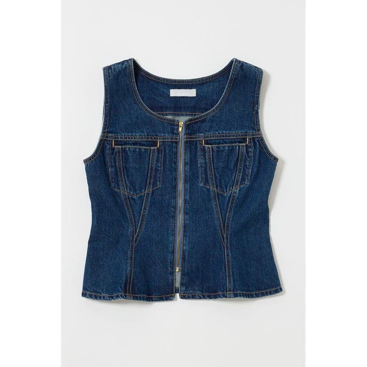 WAIST FIT デニムベスト | MOUSSY OUTLET | 詳細画像5 