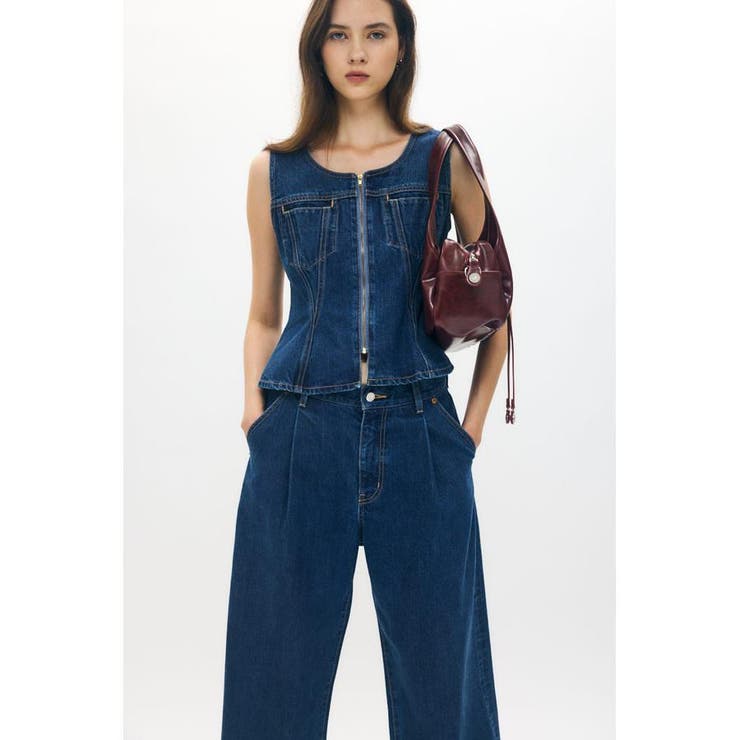 WAIST FIT デニムベスト | MOUSSY OUTLET | 詳細画像7 