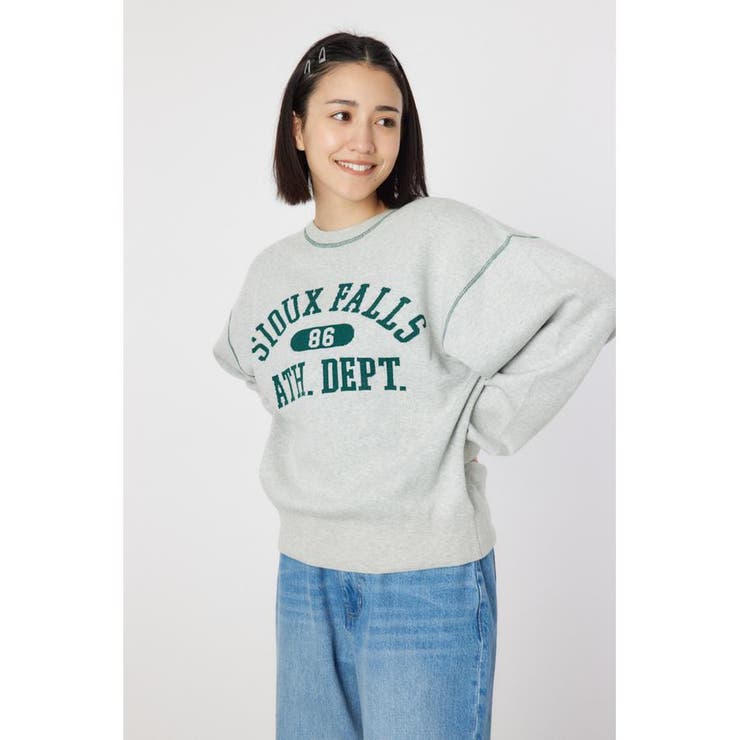 配色ステッチカレッジニットトップス | RODEO CROWNS WIDE BOWL | 詳細画像17 