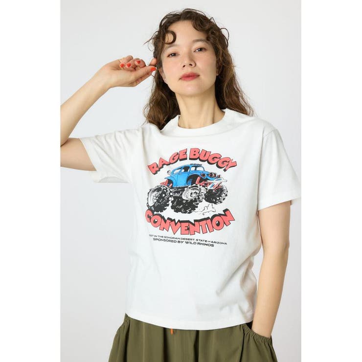O/WHT1 | Rage  Buggy Tシャツ | RODEO CROWNS WIDE BOWL