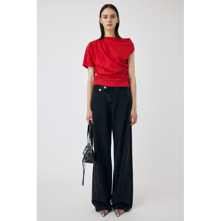 ONE SHOULDER シアー TEE | MOUSSY OUTLET | 詳細画像21 