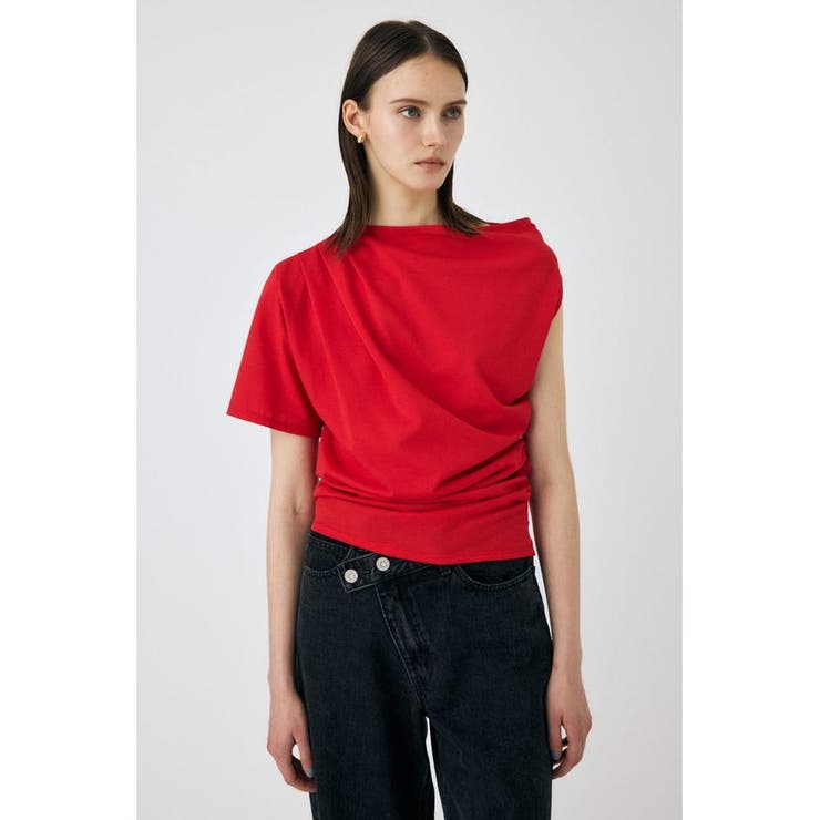 ONE SHOULDER シアー TEE | MOUSSY OUTLET | 詳細画像22 