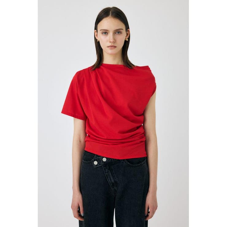 ONE SHOULDER シアー TEE | MOUSSY OUTLET | 詳細画像24 