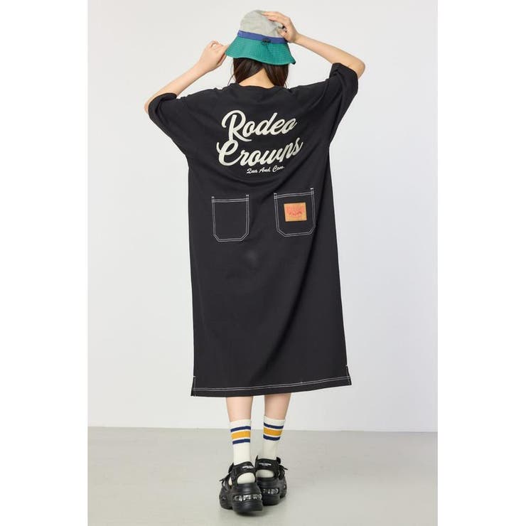 ラグランカラーステッチワンピース | RODEO CROWNS WIDE BOWL | 詳細画像9 