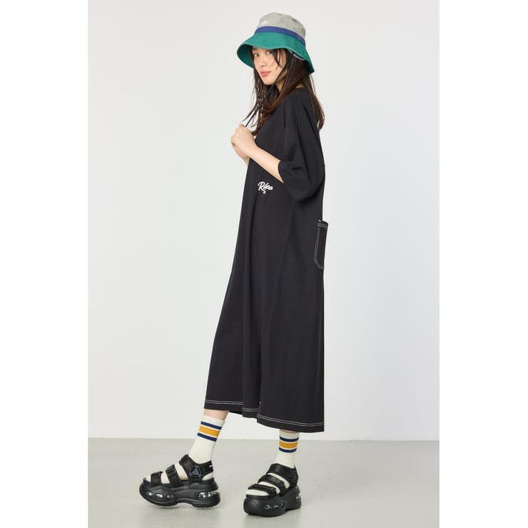 ラグランカラーステッチワンピース | RODEO CROWNS WIDE BOWL | 詳細画像10 