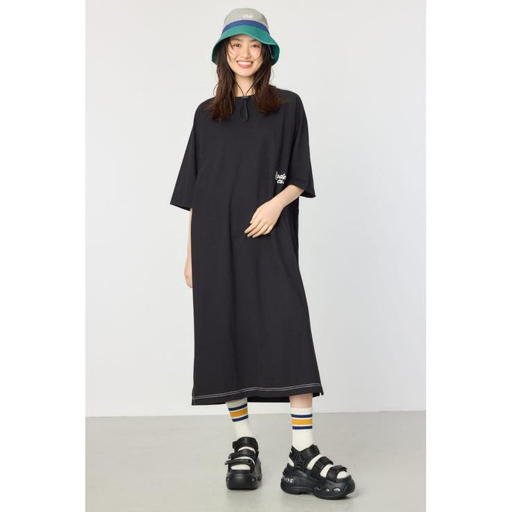 ラグランカラーステッチワンピース | RODEO CROWNS WIDE BOWL | 詳細画像12 