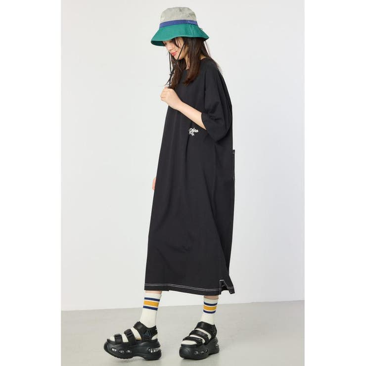 ラグランカラーステッチワンピース | RODEO CROWNS WIDE BOWL | 詳細画像14 