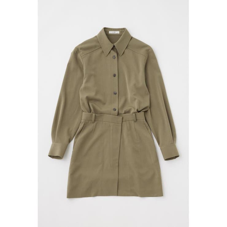 L/KHA1 | SHIRT MINI COMBI ドレス | MOUSSY OUTLET
