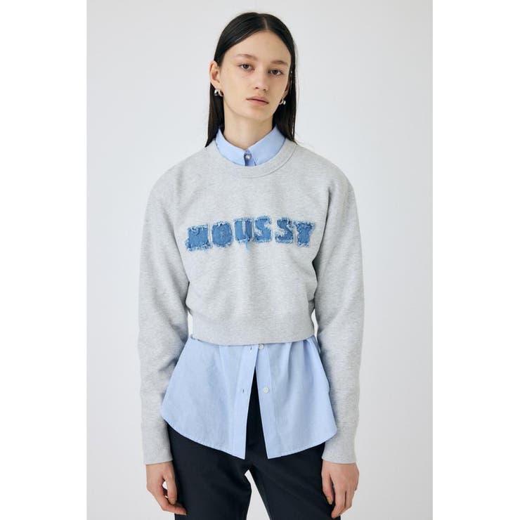 T.GRY | PATCH DENIM MOUSSY プルオーバー | MOUSSY OUTLET