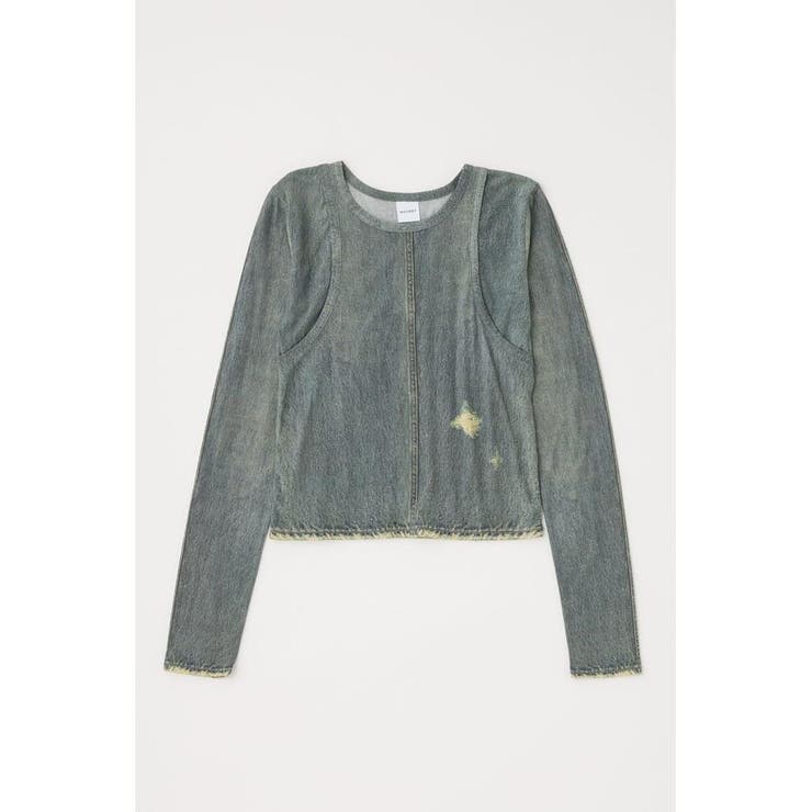 DENIM PRINT TRANSPARENT ロンT | MOUSSY OUTLET | 詳細画像21 