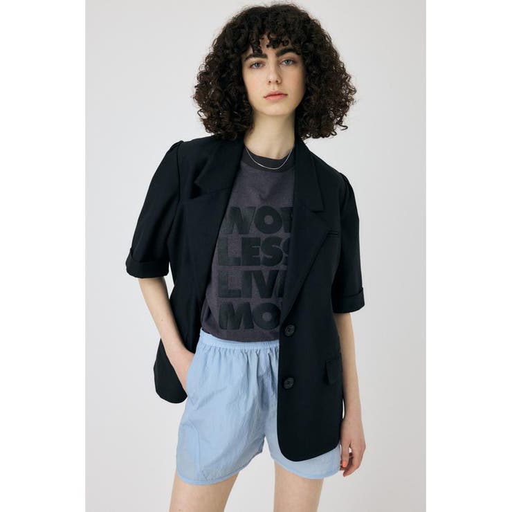 SHORT SLEEVE テーラードジャケット | MOUSSY OUTLET | 詳細画像17 