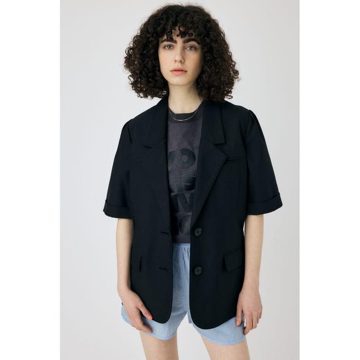 SHORT SLEEVE テーラードジャケット | MOUSSY OUTLET | 詳細画像15 