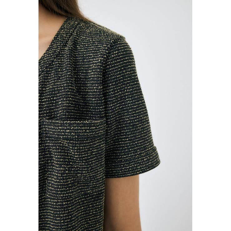 BOUCLE TWEED ハーフスリーブカーディガン | MOUSSY OUTLET | 詳細画像16 